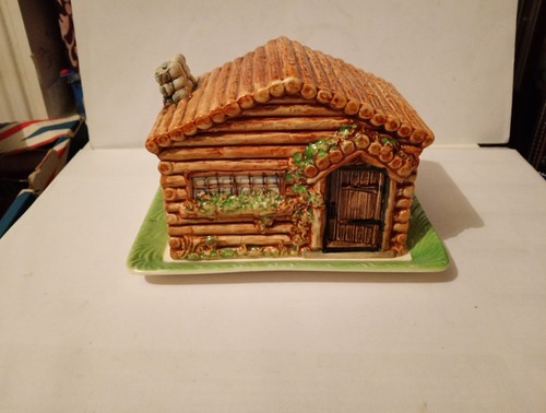 Beswick cheese dish 252 - beswick, log