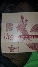 Vintage Ute Camp For Boys Of