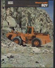 CASE "921" Articulated Wheel Loader Shovel Brochure