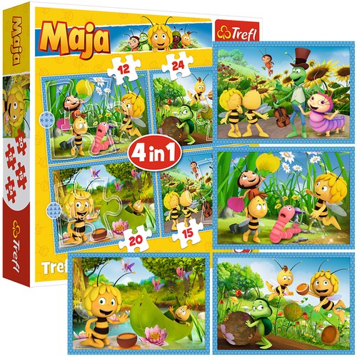 Trefl maya the bee 4in1 - the, jigsaw