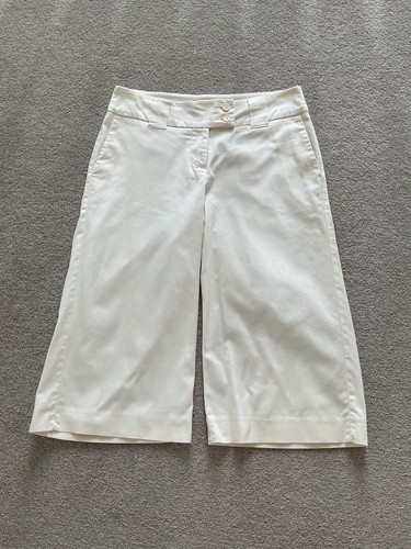 Boden cream wide - leg, cropped