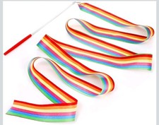 Rainbow Twirling Ribbon For