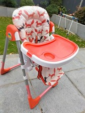 Cosatto Mr Fox Noodle Highchair for 0+ Adjustable Height, Folds RRP £130