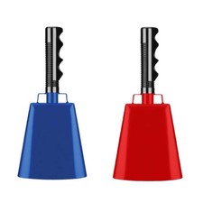 Durable Metal Hand Bells Red