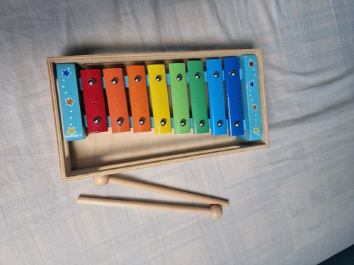 Wooden xylophone colourful - xylophone,