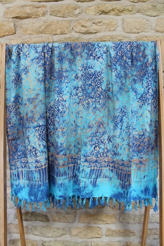 Sarong pareo blue - blue, new