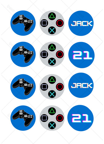 Personalised ps5 gamer themed - ps5,