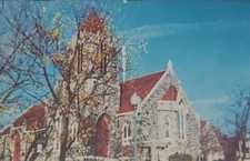 Postcard Evangelical Lutheran Church Georgetown Volta Place Washington DC 1990