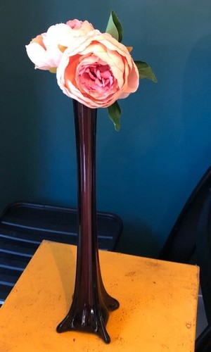 Elegant tall lily glass - , vase