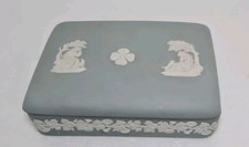  Super Rare Wedgwood Jasper Ware Grey Norman Wilson Trial Piece Dated 1953