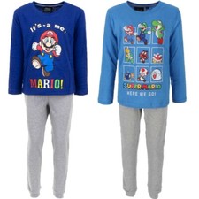 Boys Kids Super Mario Long