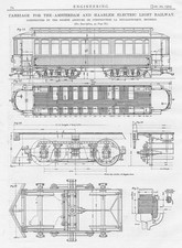 1905 2x Old Engineer Prints -