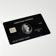 AMX Custom Black Card with