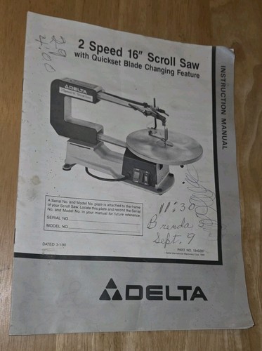 1990 delta ss200 - 1990, scroll