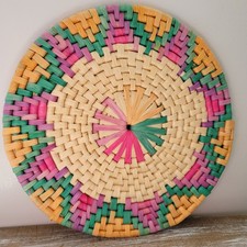 Hand Woven Boho Round 12"