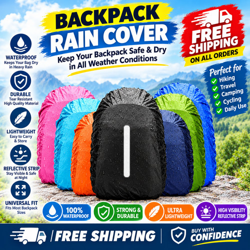 Waterproof backpack rain cover - backpack,