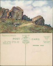 Cow And Calf Rocks Ilkley Artist Series JW Ruddock