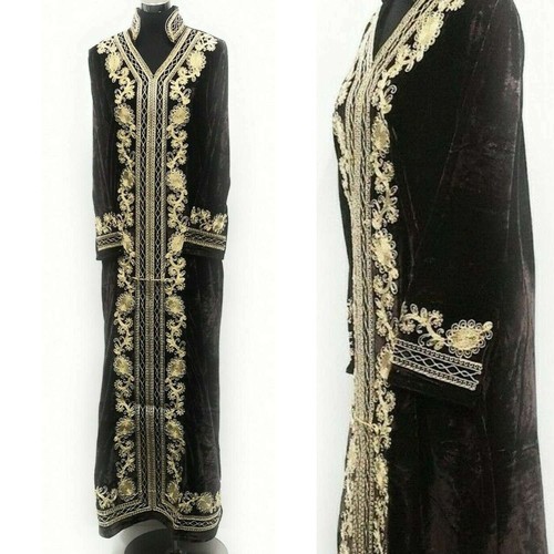 Black farasha moroccan - moroccan, long