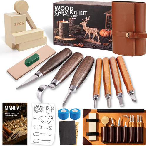 Wood carving kit woodworking - wood,