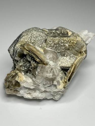 Imperial topaz albite - topaz,, &