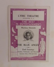 MARLENE DIETRICH THE BLUE