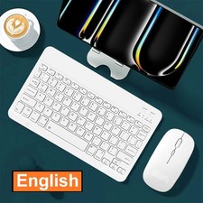 10" Wireless Bluetooth Keyboard Mouse For PC iMac IOS iPad Android Phone Tablet