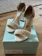 Charlotte Mills, Katie Pearl Wedding Shoes, Size 39 (UK 6)