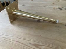 Polished Solid Brass Door Stop 8"