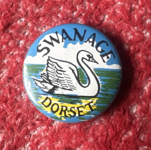 Swanage dorset pin button - swanage,