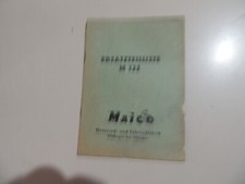 Maico M 125 Price Spare Parts