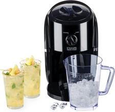 LIVIVO Electric Ice Crusher – Powerful Slush Machine with Stainless Black 