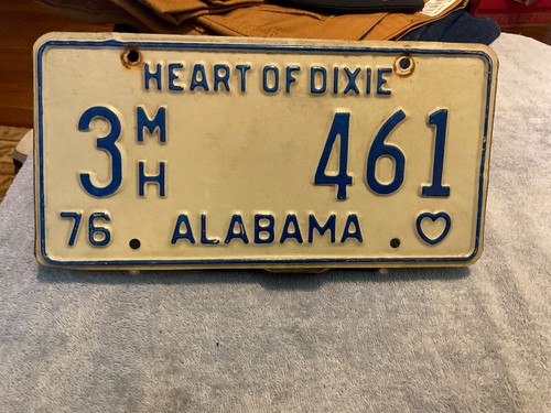 Alabama license plate 461 - alabama,