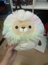 Fluffy Rainbow Lion Teddy Plush Good Condition Squishmallow