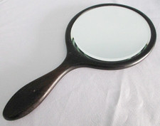Antique Hand Mirror Ebony