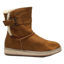 WHITE MOUNTAINS Snow Boots Brown Leather Womens UK 4.5