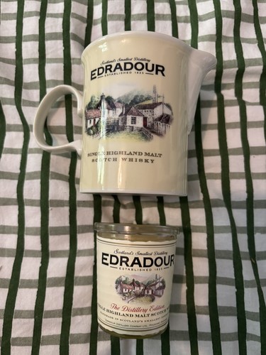 Edradour whisky water jug - edradour,