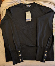 Mint Velvet Button Knit Top -