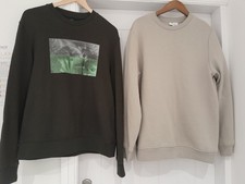 TWO MENS SWEATSHIRTS SIZE M