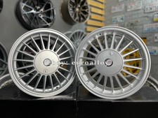 4X R16 Inch 4X100 Alpina Style Silver Wheels: Fits For 3 (E30) Series