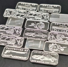 (10x) Pure .999 Fine Silver