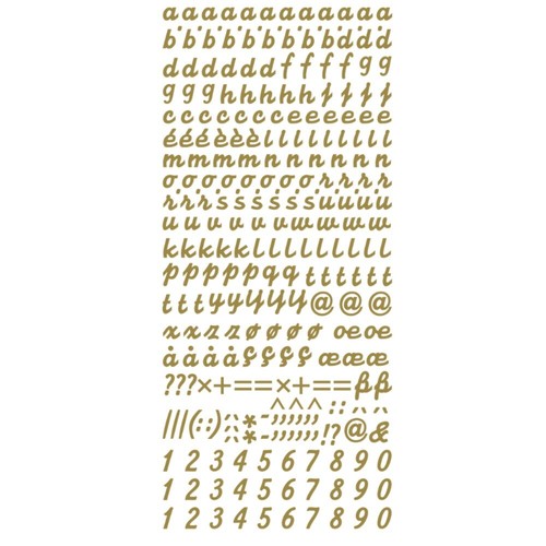 Self adhesive letters numbers - adhesive,