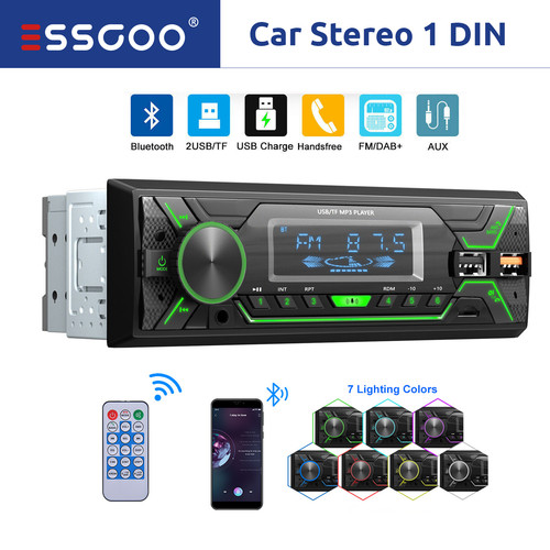 Car stereo radio single - radio, 1