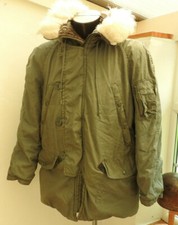 Extreme Cold Weather Military Men's Parka Grey Coat Uniform Cold war Era (5323)