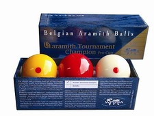 ARAMITH BILLIARD BALLS TOURNAMENT PRO CUP CHAMPION  2 1/16" (52.4mm)