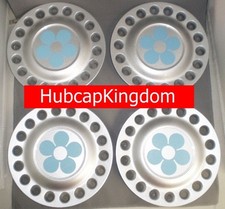 New Blue Daisy Flower Center