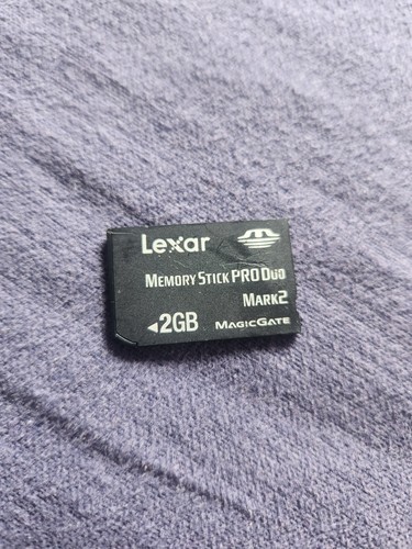 2gb lexar memory - stick, duo