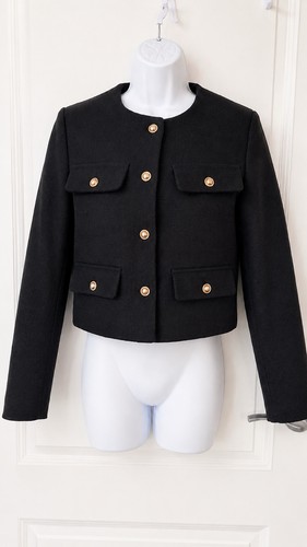 Zara black tweed - zara,