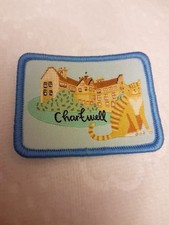 National Trust CHARTWELL HOUSE Square Embroidered Material Cloth Patch Free Post