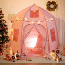 besrey Kids Castle Play Tent with Lights | Indoor Playhouse for Toddlers, Boys 