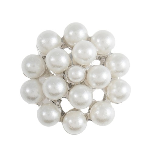 Diamante pearl buttons - diamante, &